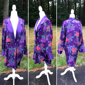 Vtg Victoria's Secret Double-Breasted Kimono Robe